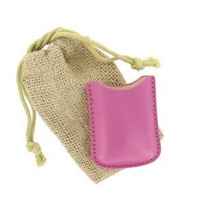 Tampa Fuego Pink Genuine Leather Lighter Case